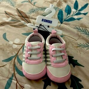 K Swiss newborn girls sneakers